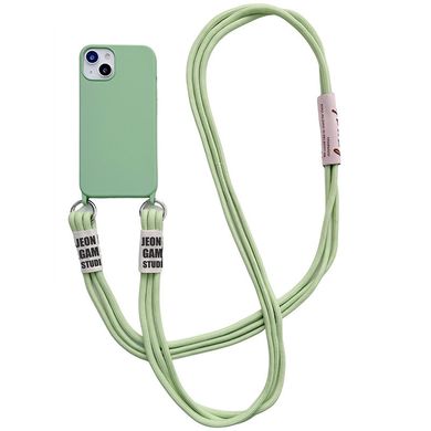 Чохол TPU two straps California Case для iPhone 14 PRO MAX Pistachio - ash-mobile.com.ua - фото 1