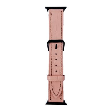 Ремінець з натуральної шкіри для Apple Watch 38/40/41 mm Pink Sand