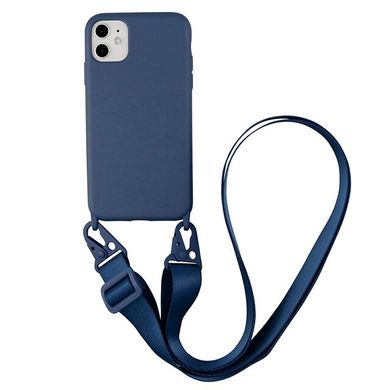 Чохол STRAP COLOR Case для iPhone 12 MINI Cobalt Blue - ash-mobile.com.ua - фото 1