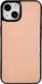 Чехол из натуральной кожи для iPhone 14 Plus Pink Sand
