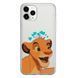 Чохол прозорий Print Lion King для iPhone 15 PRO Simba Love Blue - ash-mobile.com.ua - фото 1