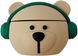 Чехол 3D для AirPods PRO Bear with headphones Biege купить