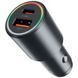 Автомобільний ЗП Proove Double Energy Plus 53W (USB + Type-C) Metal gray