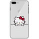 Чохол прозорий Print для iPhone 7 Plus | 8 Plus Hello Kitty Looks купити