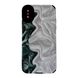 Чохол Ribbed Case для iPhone XS MAX Marble White/Green