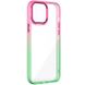 Чехол Fresh sip series Case для iPhone 14 Plus Green/Pink