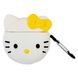 Чохол 3D для AirPods 1 | 2 White-Yellow Hello Kitty