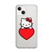 Чохол прозорий Print для iPhone 15 Plus Hello Kitty Love