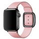 Ремінець Modern Buckle Leather для Apple Watch 42/44/45/49 mm Pink/Black