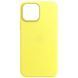 Чехол ECO Leather Case with MagSafe для iPhone 16 Yellow - ash-mobile.com.ua - фото 1
