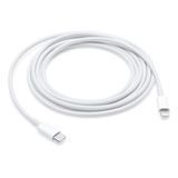 Кабель USB-C to Lightning Cable (2 m) White - ash-mobile.com.ua - фото 1