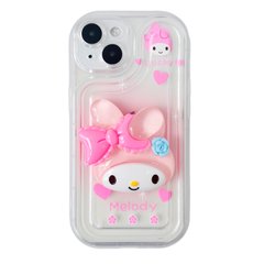 Чехол Cute Puppy TPU Case для iPhone 13 Pink