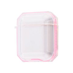 Чехол Transparent Shockproof для AirPods 1 | 2 Pink