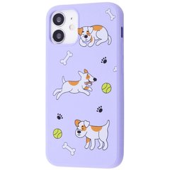 Чехол WAVE Fancy Case для iPhone 12 MINI Playful Dog Glycine купить
