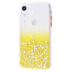 Чехол Confetti Glitter Case для iPhone XR Yellow купить