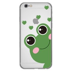 Чохол прозорий Print Happy Nice для iPhone 6 Plus | 6s Plus Frog купити