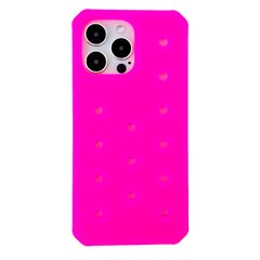 Чехол Crocsі Case + 3шт Jibbitz для iPhone 13 PRO Electrik Pink