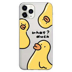 Чохол прозорий Print Duck для iPhone 11 PRO Duck What? купити