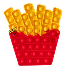 Pop-It іграшка Fries (Картопля фрі) Yellow/Red купити