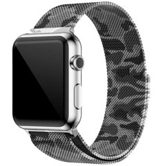 Ремінець Milanese Loop для Apple Watch 42mm | 44mm | 45mm | 49mm Camouflage Dark Gray купити