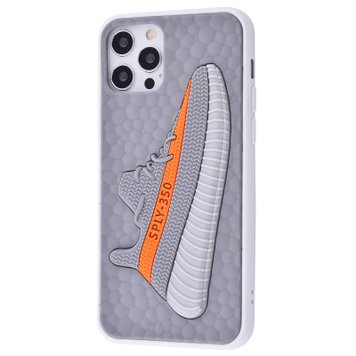 Чохол Sneakers Brand Case (TPU) для iPhone 12 | 12 PRO Кросівок Gray - ash-mobile.com.ua - фото 1