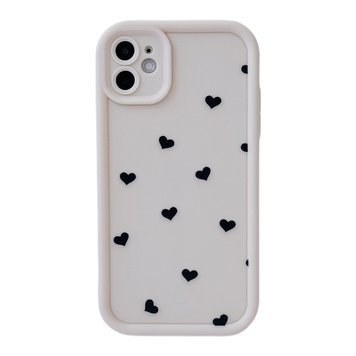 Чехол Wilkins Case для iPhone 12 Tiny Hearts Biege - ash-mobile.com.ua - фото 1