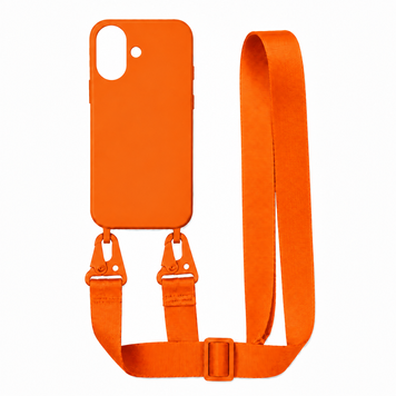 Чохол STRAP COLOR Case для iPhone 16 Orange - ash-mobile.com.ua - фото 1