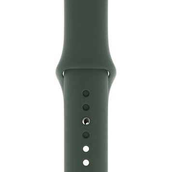 Ремінець Silicone Sport Band для Apple Watch 38mm | 40mm | 41mm Dark Green розмір S - ash-mobile.com.ua - фото 1