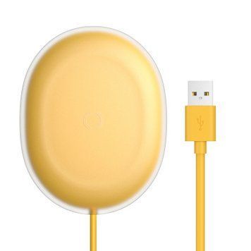 Бездротовий ЗП Baseus Jelly 15W Yellow - ash-mobile.com.ua - фото 1