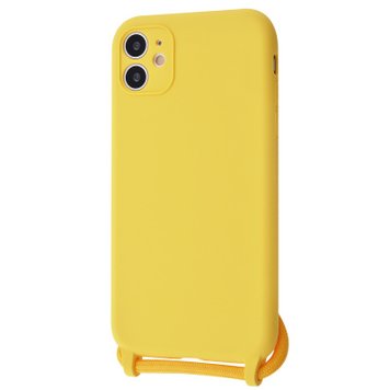 Чехол WAVE Lanyard Case для iPhone 11 Yellow - ash-mobile.com.ua - фото 1