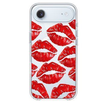 Чохол прозорий Print Love Kiss with MagSafe для iPhone 17 Air Lips