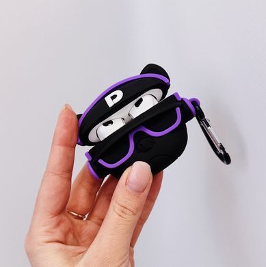 Чехол 3D для AirPods 3 Hip-Hop Bulldog Black/Purple - ash-mobile.com.ua - фото 4