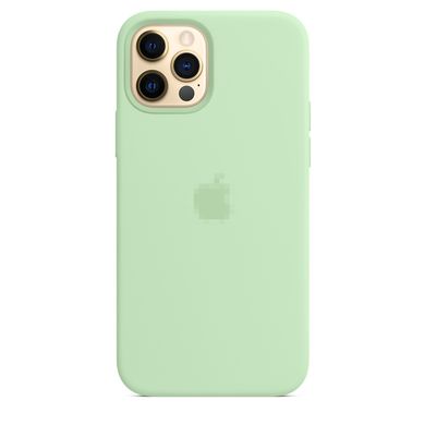 Чохол Silicone Case Full OEM для iPhone 12 | 12 PRO Pistachio - ash-mobile.com.ua - фото 1