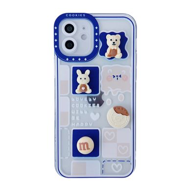 Чохол 3D Happy Case для iPhone 12 White Cookies купити