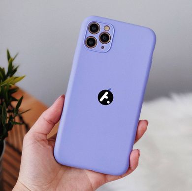 Чохол Silicone Case Full + Camera для iPhone 11 Lavender Grey купити