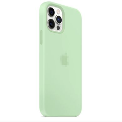 Чохол Silicone Case Full OEM для iPhone 12 | 12 PRO Pistachio - ash-mobile.com.ua - фото 2