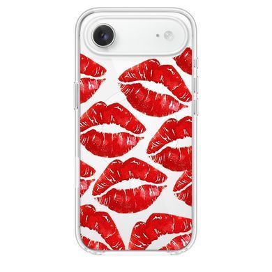Чохол прозорий Print Love Kiss with MagSafe для iPhone 17 Air Lips