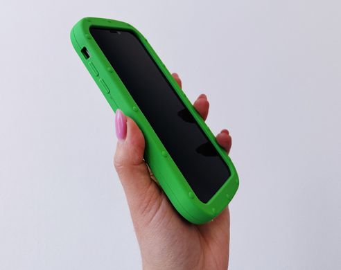 Чохол Silicone Dinosaur Case для iPhone 12 | 12 PRO Green - ash-mobile.com.ua - фото 3