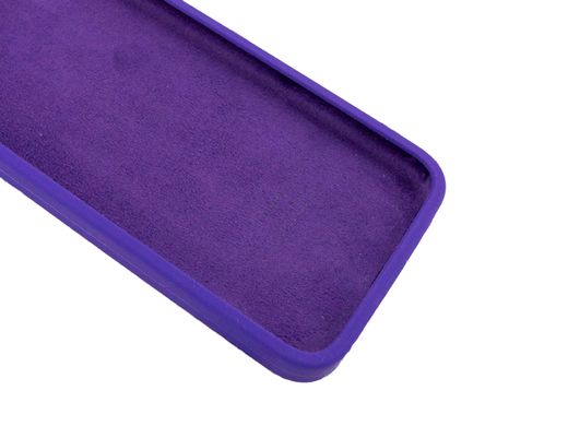 Чохол Silicone Case FULL+Camera Square для iPhone XS MAX Ultra Violet купити