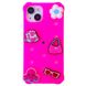 Чохол Crocsі Case + 3шт Jibbitz для iPhone 13 PRO Electrik Pink