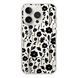 Чехол прозрачный Print Flower with MagSafe для iPhone 13 PRO MAX Floral Black - ash-mobile.com.ua - фото 1