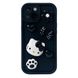 Чехол Pretty Things Case для iPhone 15 Black Kitty