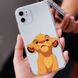 Чохол прозорий Print Lion King для iPhone 13 PRO MAX Giraffe/Simba