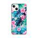 Чехол прозрачный Print Flower для iPhone 14 Monstera - ash-mobile.com.ua - фото 1