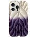 Чехол Leaf для iPhone 15 PRO MAX White/Purple - ash-mobile.com.ua - фото 1