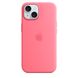 Чохол Silicone Case Full OEM+MagSafe для iPhone 15 Plus Pink - ash-mobile.com.ua - фото 1