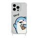 Чохол прозорий з ремінцем Print Shark для iPhone 15 Shark Cocktail - ash-mobile.com.ua - фото 1