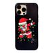 Чехол Silicone New Year для iPhone 15 Plus Santa Claus