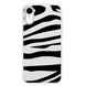 Чохол прозорий Print Zebra with MagSafe для iPhone XR купити