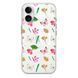 Чохол прозорий Print Butterfly with MagSafe для iPhone 17 Pink/White